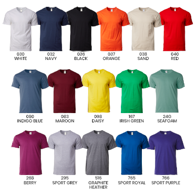 MT Gildan Comb Ring Cotton 210gsm Adult T-Shirt | Corporate T-Shirts ...